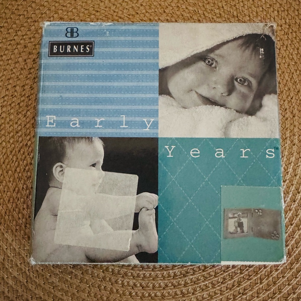 Vintage Burnes Baby Engravable Photo Album.